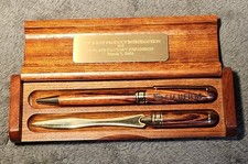 Fujifilm Wood Pen & Letter Opener Matching Wo...