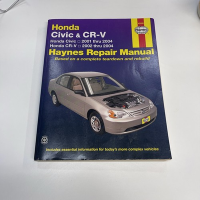 #ad #ad Honda Civic 2001 2004 amp; CR V 2002 2004 Hayne#x27;s Automotive Repair Manual $20.00