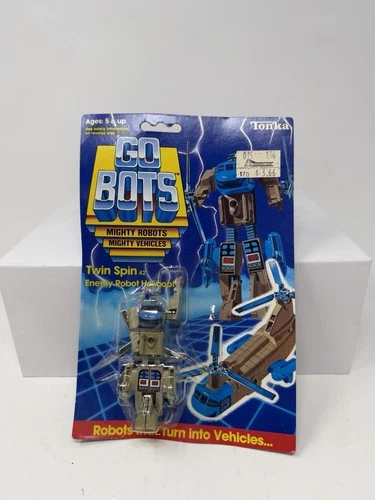 1984 Tonka Gobots Twin Spin 42 Enemy Robot Helicopter No 7254 Vintage New Sealed