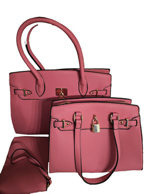 New Handbags  2-Piece Set Pink Unbranded