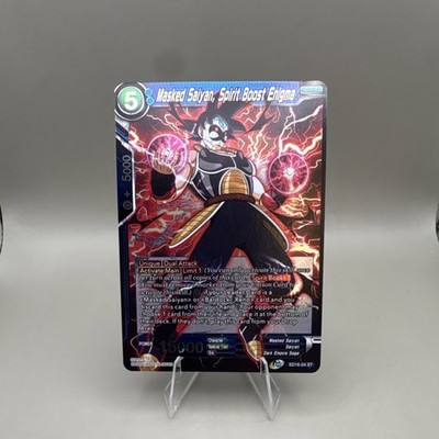 Masked Saiyan, Spirit Boost Enigma SD16-04 Foil Unique Dual Attack 15000 Power