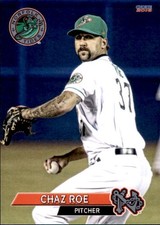 2016 Norfolk Tides Choice #40 Chaz Roe Independence Oregon OR Baseball Card