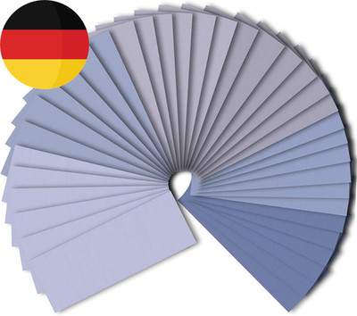 SIQUK 36 Stück Schleifpapier Set 1500 2000 2500 3000 5000 7000 Grit Schleifpapie