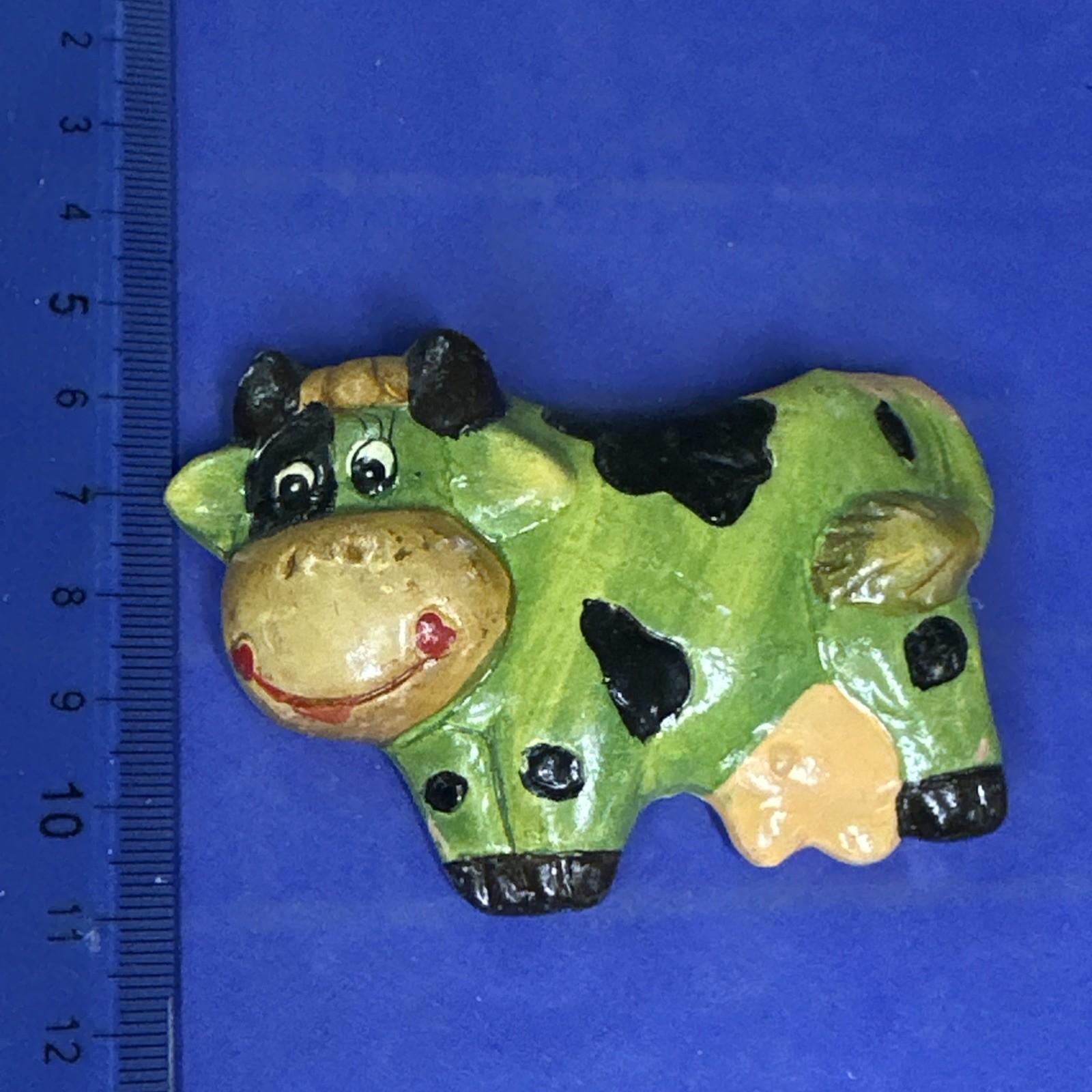 MUCCA CON TULIPANO CALAMITA MAGNETE FRIGO FRIGORIFERO