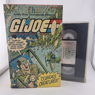 GI Joe Cobra s Creatures Vol. 5 - VHS Tape - 1985 Big Box - f.h.e 