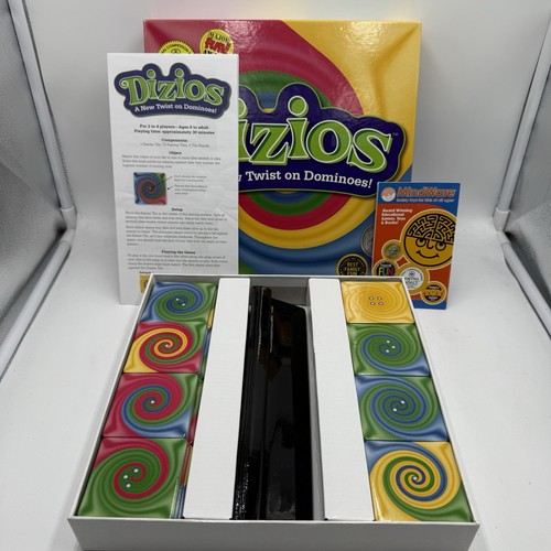 Dizios Game A New Twist On Dominos! Match Colors Instead Of Dots 100% COMPLETE!! - Picture 2 of 2