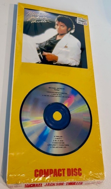 Michael Jackson Thriller First Edition CD Longbox Promo MADE IN Michael Jackson Thriller First Edition CD Longbox Promo MADE IN