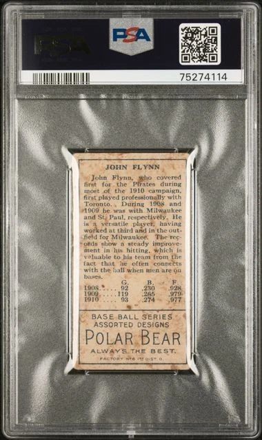 T205 GOLD BORDER JOHN A. FLYN PSA PR 1 — 第 2/2 张图片