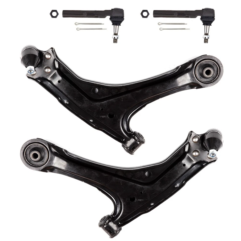 Front Lower Control Arm Ball Joint+Outer Tie Rod For 1999-2004 Oldsmobile Alero - Image 3 of 4