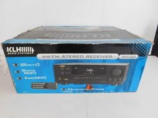 KLH Audio Systems AM/FM Stereo Receiver R3100- NEW IN BOX (THQ68)