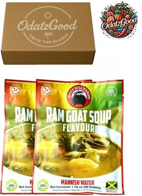 Spicy Hill Ram Goat Soup Mannish Water 1.76oz (50g)   Curated & Packaged by ODat