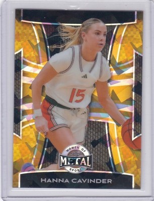2025 Leaf Metal Women of Sport #45 Hanna Cavinder #1/1 PROOF
