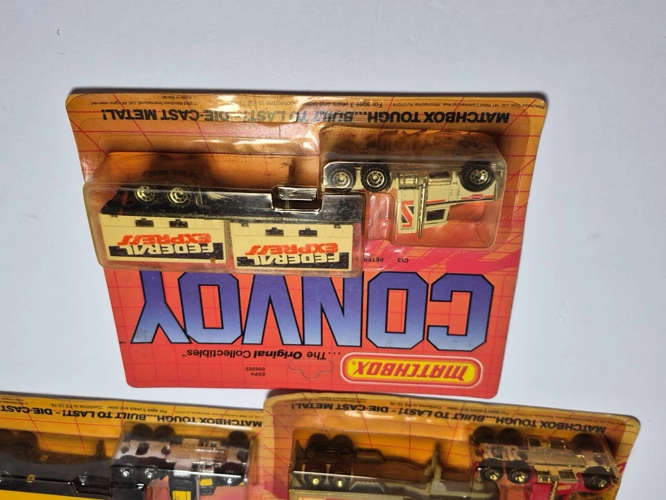 Lote de 5 camiones convoy Matchbox 1983 vintage en embalaje Foto 2 de 4