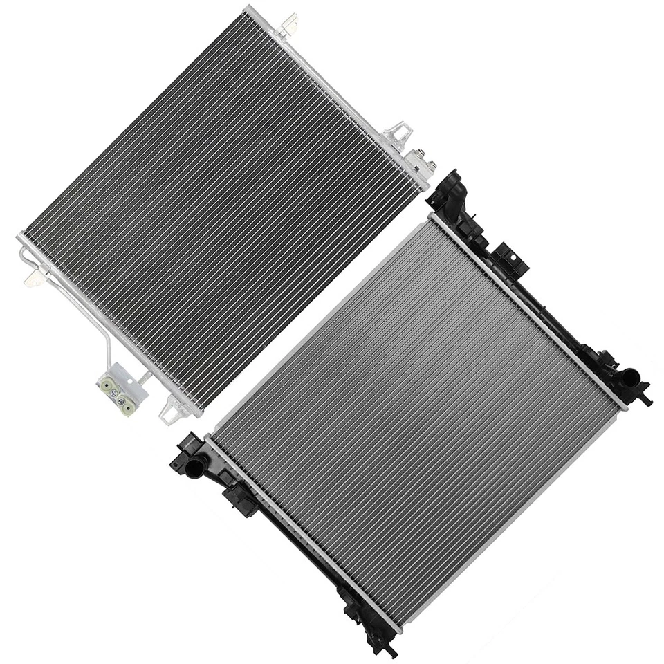 Radiator and AC Condenser Kit For 08-16 Chrysler Town & Country 12-14 Ram C/V - Изображение 4 из 4