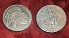 1 TROY OUNCE SILVER COINS, LOT OF 2! BUFFALO NICKLE & THE AMERICAN PROSPECTOR!