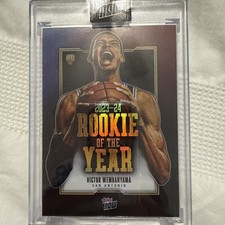 2024 Topps Now # VW-6 Victor Wembanyama ROOKIE OF THE YEAR INSERT RC ROY Spurs