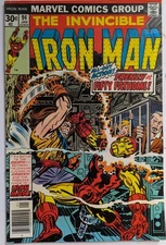 Invincible Iron Man #94 Marvel Comics 1975 Newsstand Edition F+ Sleeve & Board