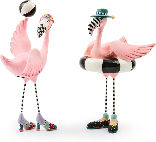 MACKENZIE-CHILDS Patience Brewster Mini Figures, Handmade Spring Bird Decor, She - Afbeelding 1 van 6