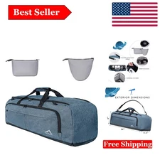 Shock-Absorbent Telescope Carrying Case with Adjustable Strap & Extra Storage