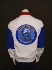 SUPER COOL Vintage McDonnell Douglas Bomber Work Jacket w/ Fighter Pilot RARE!