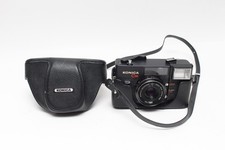 KONICA C35 35mm FILM RANGEFINDER CAMERA 38MM F2.8 LENS KONICA HEXACON W CASE