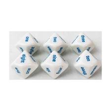 Koplow Dice d10 20mm Number Dice 1-10 - English (6) New