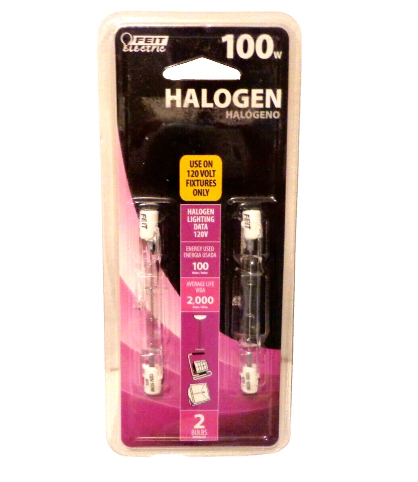 Feit Electric 100w Light Bulb 2-Pack for Flood Lights, Work & Floor Lamps - Image 2 of 4