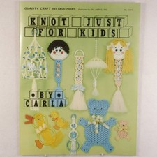 Craft Book Kids Knot Just For Kids Macrame Instruction Book #41001171