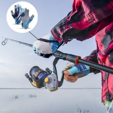 Fingerless Gloves UPF50 UV Protection Fishing Gloves Breathable Sun Protection