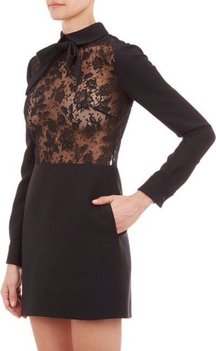 Valentino  Lace-Bodice Mini Dress Size 4 NWT