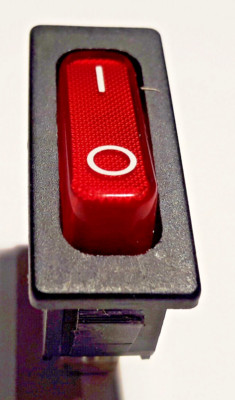 12V 10A Switch for RM 301, RM 270, RM 275 RM 4401 Elektrolux Red Illuminated