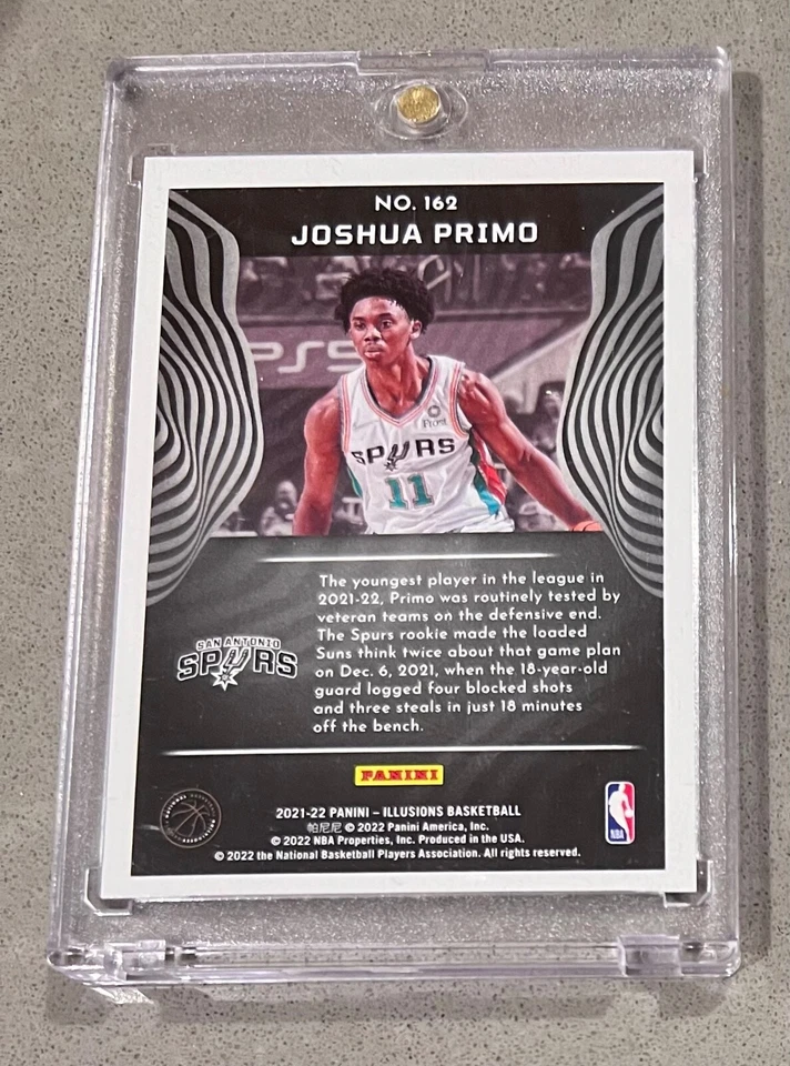 2021 Panini Illusions Rookies Trophy Collection /25 Joshua Primo Rookie RC - Image 2 of 2