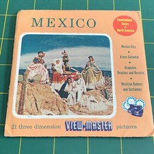 View-Master B001, Mexico, S4 Package, 1957, 3 Reel Set 2E