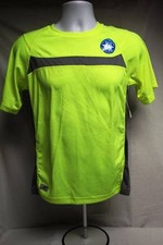 NEW Boys Wicking T Shirt XS 4 - 5 Yellow Gray Top Athletic Sports Workout Gym