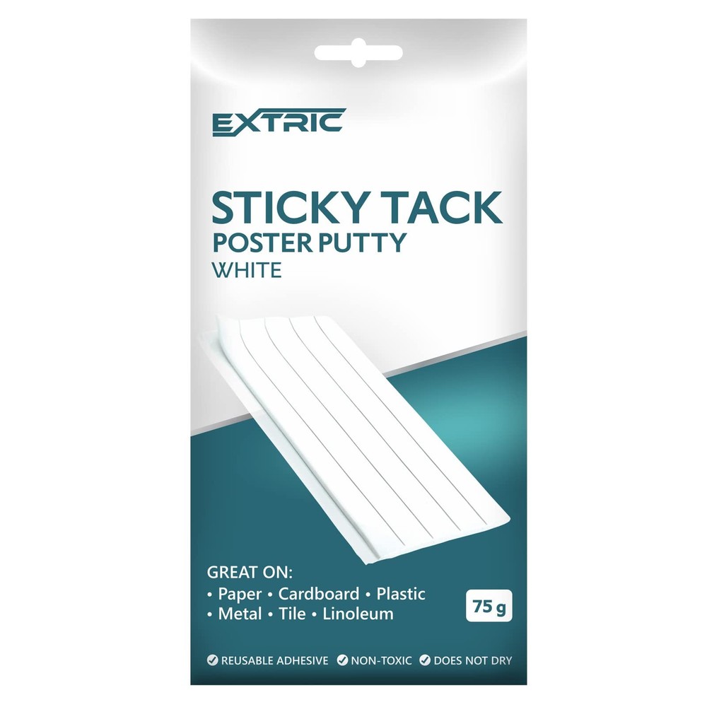 EXTRIC Sticky Tack Poster Putty White Color Wall Putty Sticky Tack for Wall H...