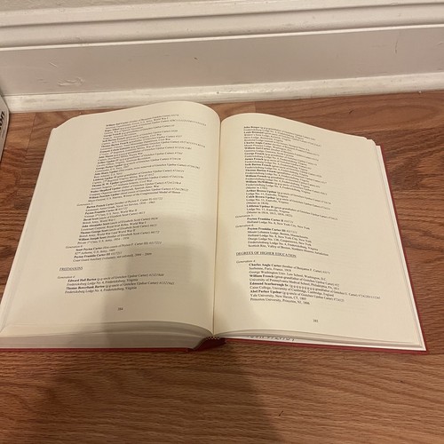 2019 A HISTORY OF THE JOHN H. M. CARTER FAMILY Genealogy Bible - Picture 8 of 9