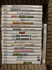 Nintendo Wii Game Lot 20 Games. only 1 no manual. CLEAN COPIES.
