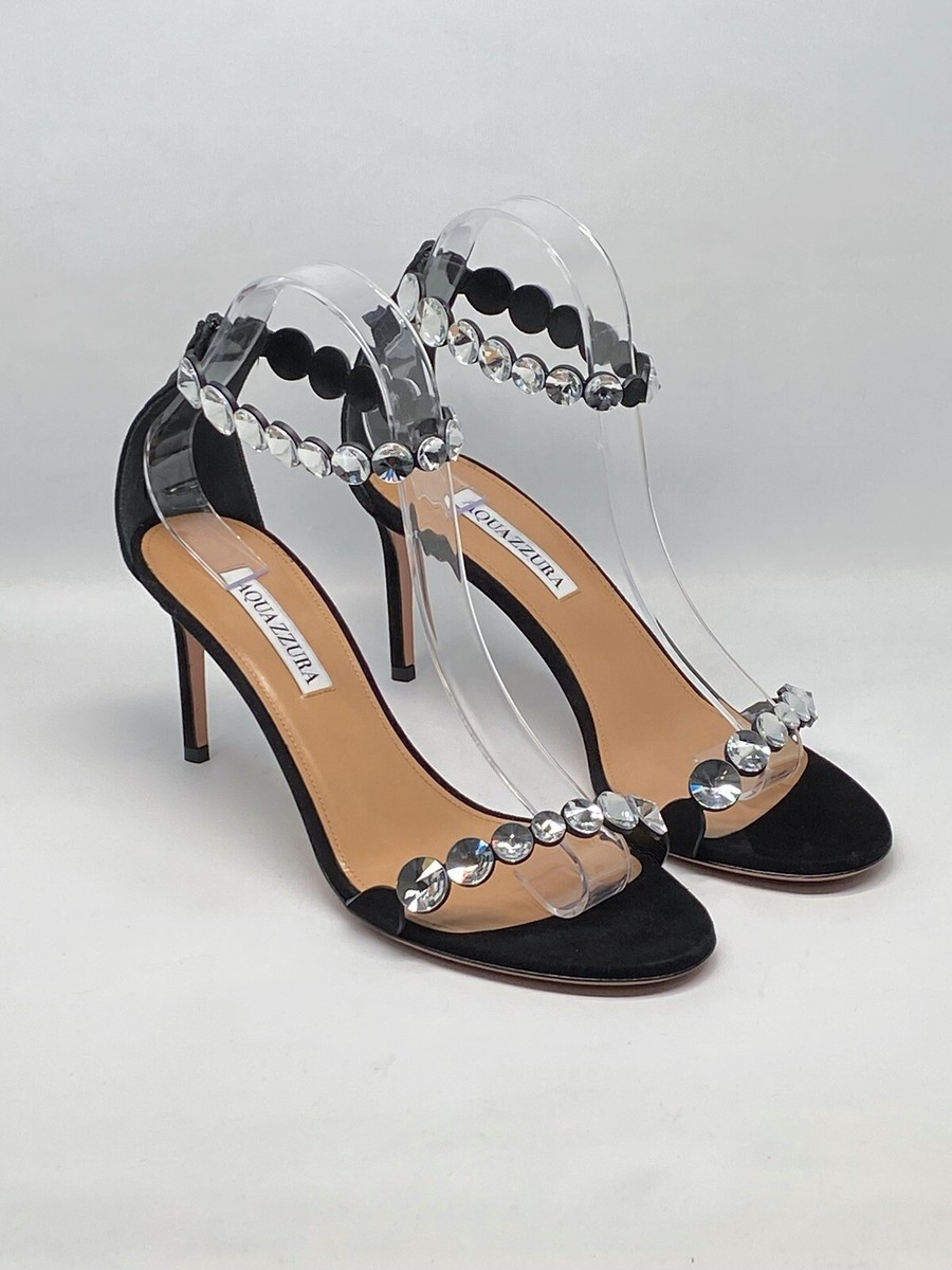 Aquazuura Maxi-Tequila 75 embellished suede sandals size 39 | eBay