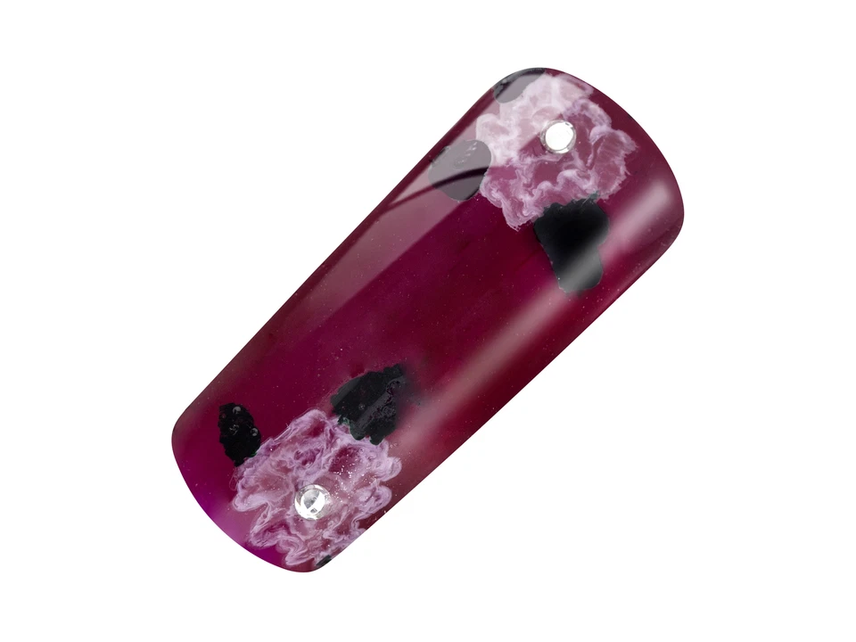 Ink Color weiß NailArt Farbe Tinte XXL 12ml Polish Blooming Smoke Lack white Gel - Bild 2 von 3