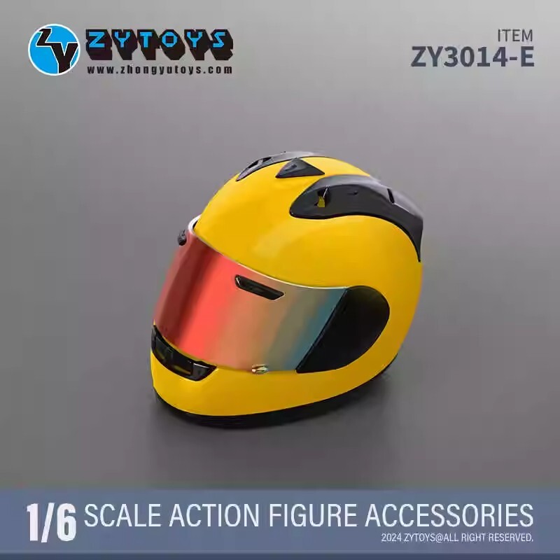 スポーツトイ・アクショントイ Furn (A-rt) ZYTOYS ZY3014 1/6 Male Motorcycle Helmet Fit 12in PH TBL
