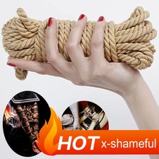 5/10M Soft Body Shibari Hemp Restraints Rope Couples Roleplay Slaves Tie Up
