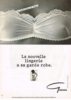 ADVERTISING ADVERTISING 025 1980 GEMMA bra HIDE AND SEEK