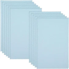 10 Pcs Jewelry Cleaning Cloth 5x8in Polishing Cloth for Silver Gold Brass Care