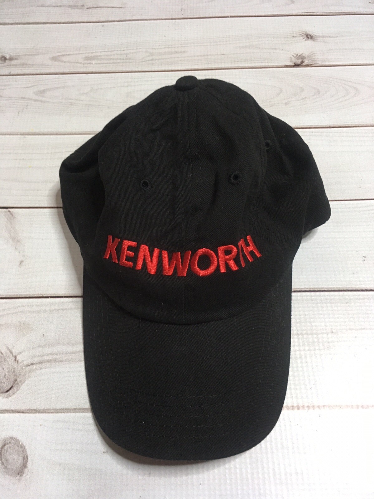 Kenworth Motors Trucks Hat Cap Basic Black Baseball S… Gem