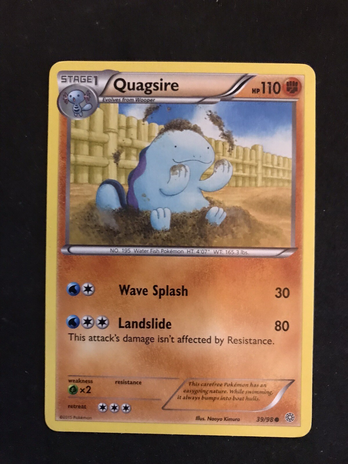 Quagsire 39/98 - Ancient Origins - Common - Pokemon Card TCG - LP