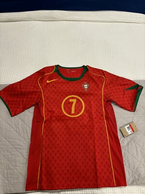 NEW Nike Luis Figo Portugal 2004 Reissue Men's Soccer Jersey NEW Nike Luis Figo Portugal 2004 Reissue Men's Soccer Jersey