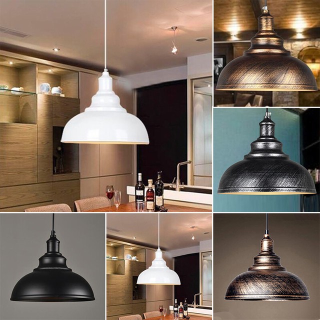 Farmhouse Vintage Industrial Pendant Light Fixture Rustic Loft Barn