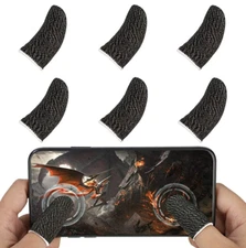 4 PAIRS Finger Sleeve Gloves Mobile Games LOT OF COLORS -  PUBG COD FORNITE FF