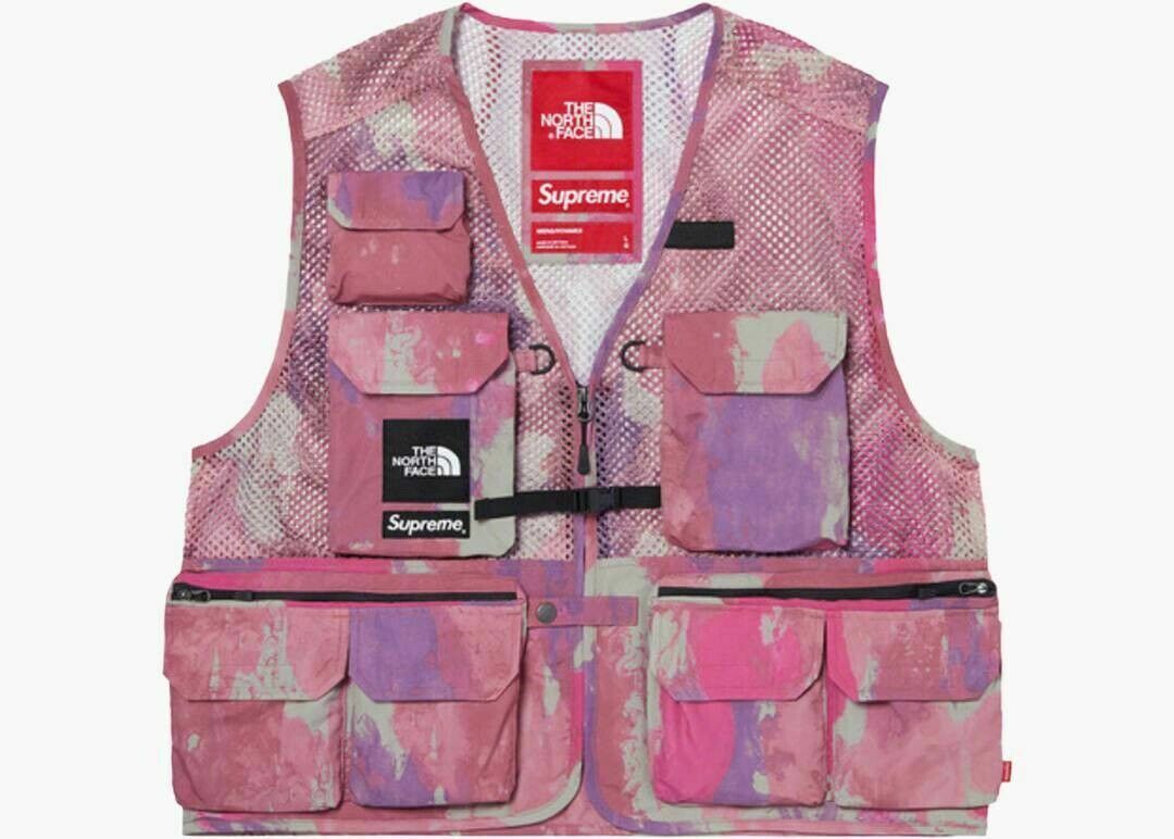 Supreme x The North Face TNF Cargo Vest Multicolor New DS Size Large SS20