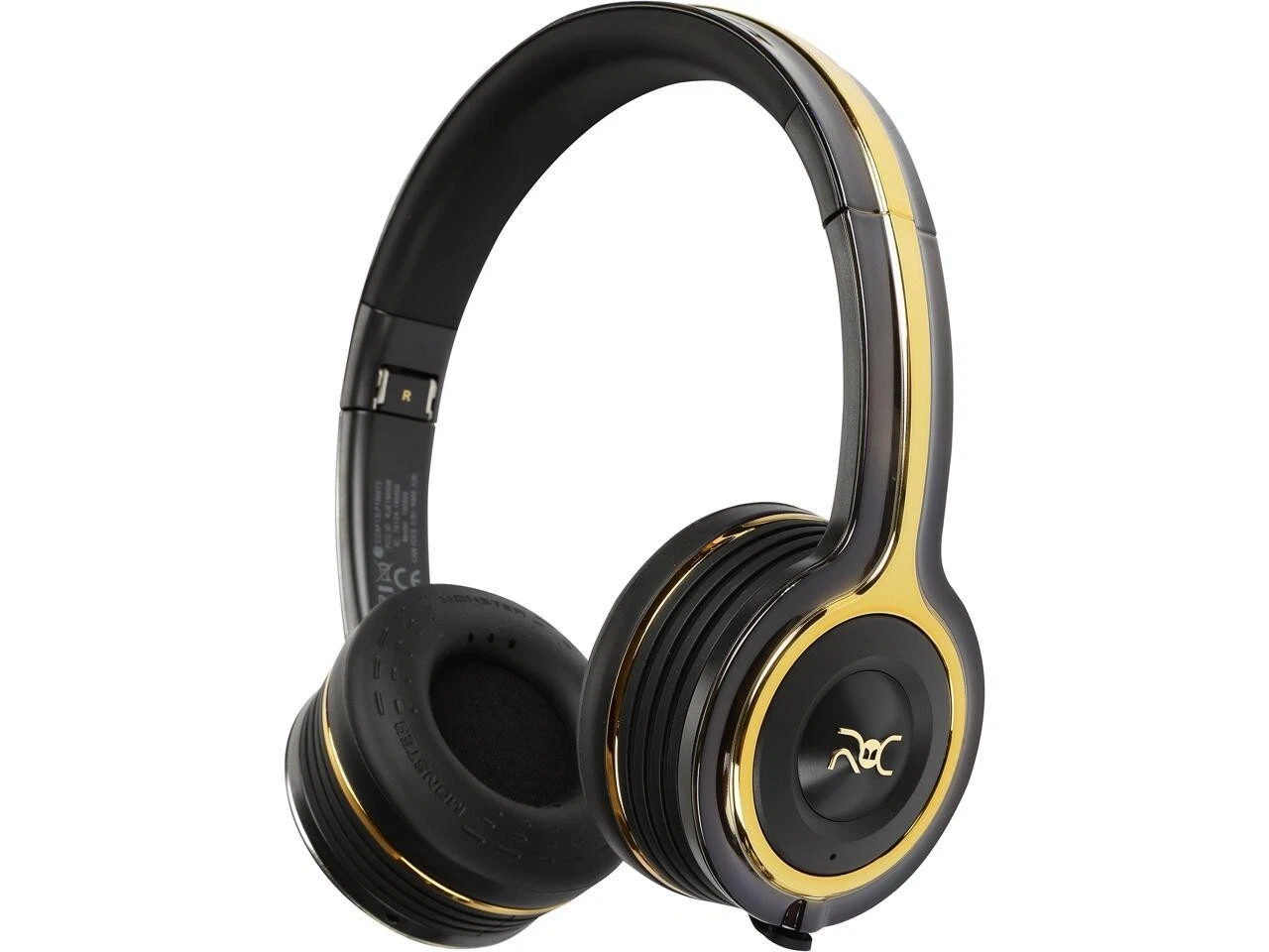 Monster ROC Sport Over-Ear Headphones - Black Platinum